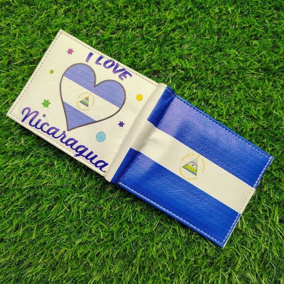 Printed Bifold Leather Wallet for Men with Gift Box - Picture 4 of 6